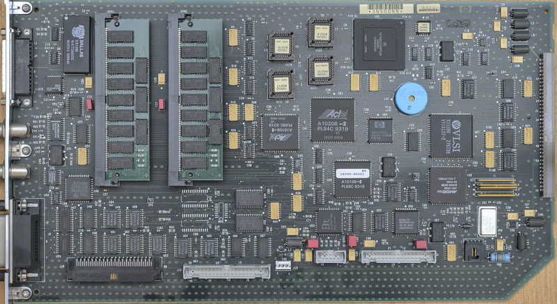 Image showing top printed circuit board of the HP 16500 B main board board as part of the HP 16500 B logic analyzer.