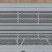 Left side panel of the HP 16500 B logic analyzer.