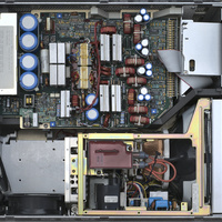 Image showing the power supply and CRT driver circuit for the HP 16500 B logic analyzer.